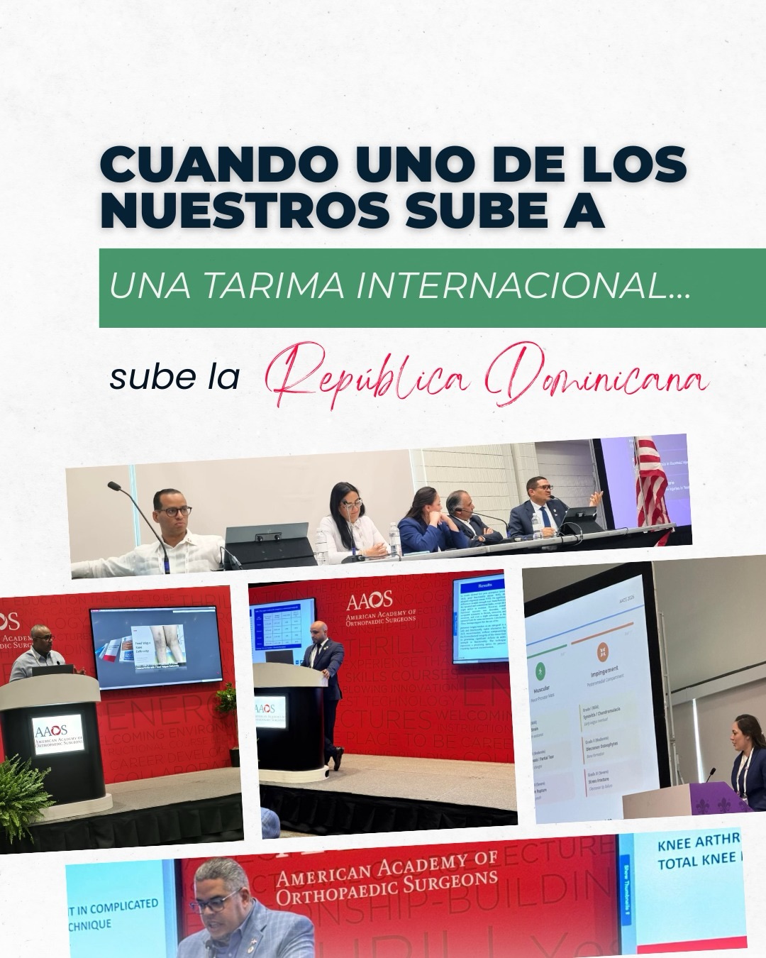 Una tarima internacional – Cuando uno de los nuestros habla, habla la República Dominicana