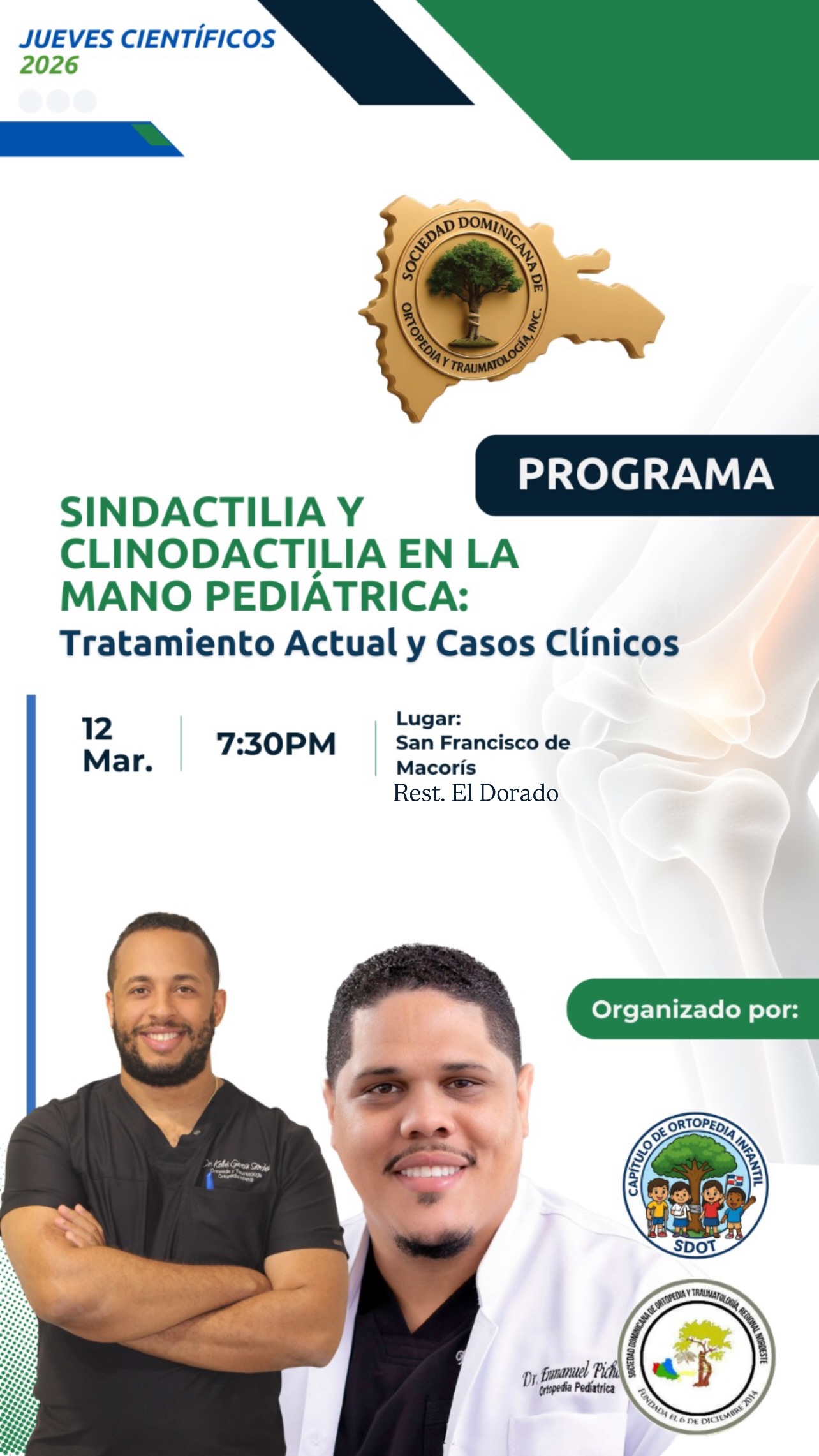 Sindactilia y Clinodactilia en la Mano Pediátrica: Tratamiento Actual y Casos Clínicos