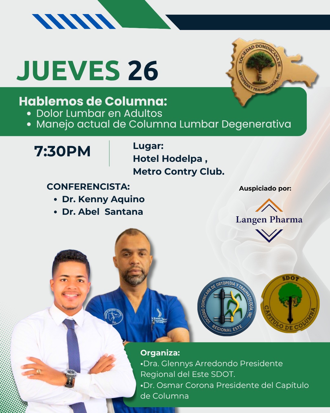 Hablemos de Columna: Dolor Lumbar en Adultos y Manejo Actual de Columna Lumbar Degenerativa