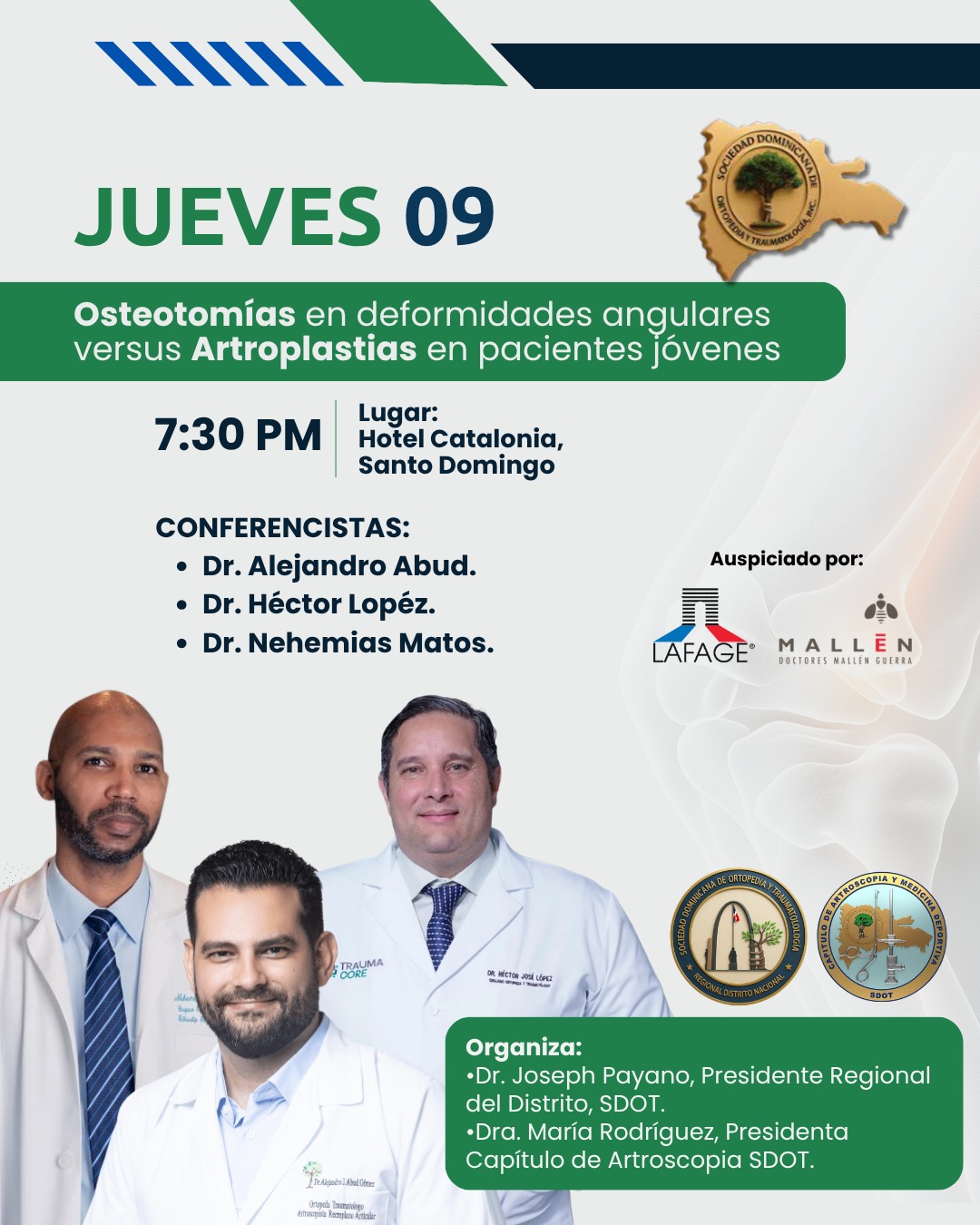 Osteotomías en deformidades angulares versus artroplastias en pacientes jóvenes