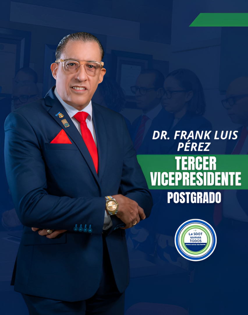 Tercer Vicepresidente — Dr. Frank Luis Pérez